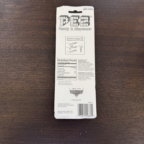 PEZ Cars Candy Dispenser Disney Pixar Lightning McQueen Collectible NEW in Box - Picture 5 of 9